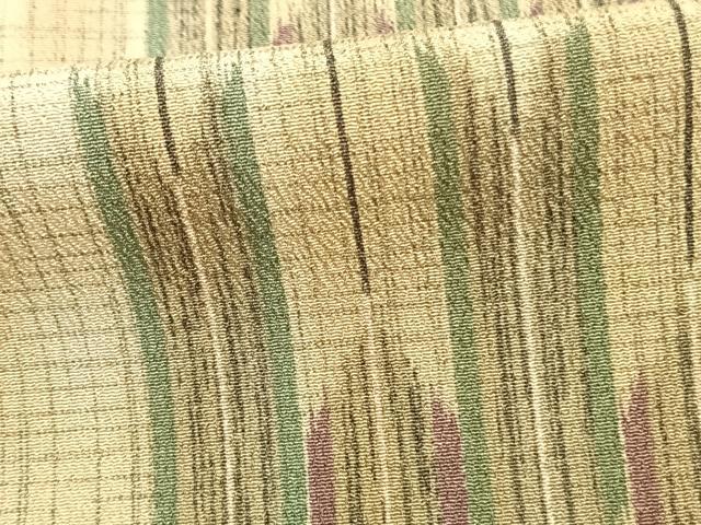 平和屋着物▽小紋 単衣 矢羽文 洗える着物 AAAZ9472fy