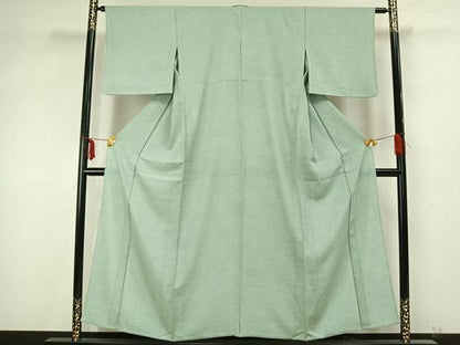 平和屋着物▽江戸小紋　単衣　花尽くし　正絹　逸品　AAAZ9477fy