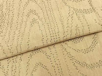 平和屋着物▽上質な紬 単衣 抽象文様 正絹 逸品 AAAZ9485fy