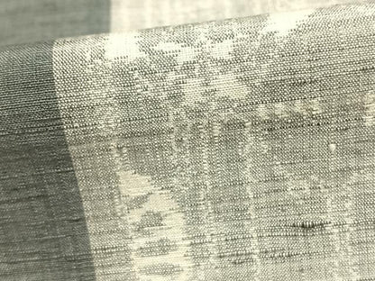平和屋着物▽上質な紬　単衣　間道　正絹　逸品　AAAZ9495fy