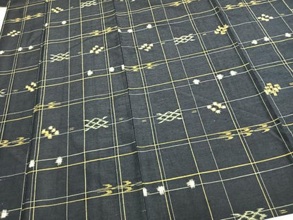 平和屋着物▽上質な紬 単衣 琉球絣 正絹 逸品 AAAZ9496fy