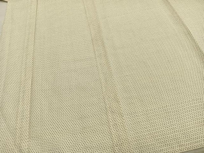 平和屋着物▽上質な紬　単衣　蚊絣　正絹　逸品　AAAZ9520fy
