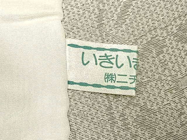 平和屋着物▽上質な小紋 単衣 立涌花文 正絹 逸品 AAAZ9536fy