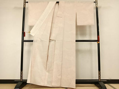 平和屋着物▽本塩沢 単衣 110亀甲 雲取り文 正絹 逸品 AAAZ9539fy
