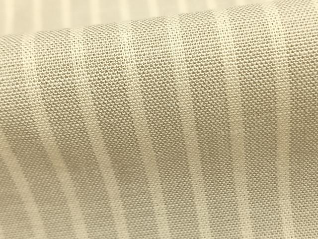 平和屋着物▽上質な小紋 単衣 縞 綿 逸品 未使用 AAAZ9559fy
