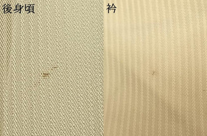 平和屋着物▽上質な小紋 単衣 樹林間道 正絹 逸品 AAAZ9570fy