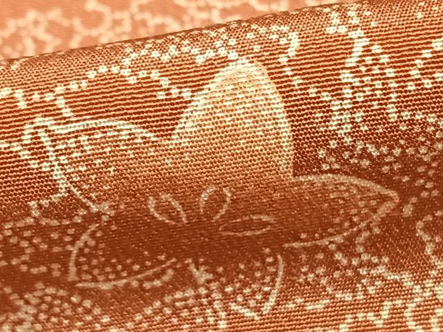 平和屋着物▽訪問着 江戸小紋 単衣 伝統加賀染 草花文 正絹 逸品 AAAZ9571fy