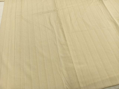 平和屋着物▽お召 単衣 縞 正絹 逸品 AAAZ9577fy