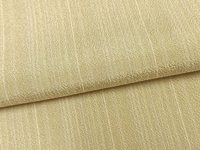 平和屋着物▽お召 単衣 縞 正絹 逸品 AAAZ9577fy