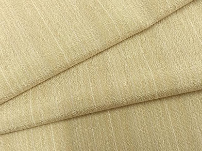 平和屋着物▽お召 単衣 縞 正絹 逸品 AAAZ9577fy