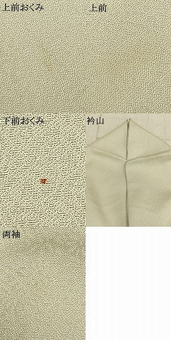 平和屋着物▽上質な小紋　単衣　花唐草文　金彩　正絹　逸品　AAAZ9582fy