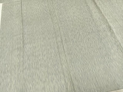 平和屋着物▽上質な小紋　単衣　縞　正絹　逸品　AAAZ9585fy