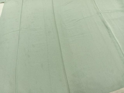 平和屋着物▽江戸小紋 単衣 万筋 青色×白色 正絹 逸品 AAAZ9587fy