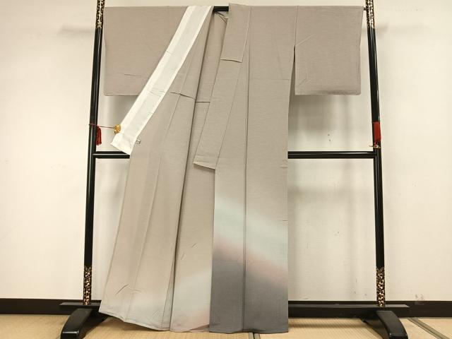 平和屋着物▽訪問着 単衣 霞文 正絹 逸品 未使用 AAAZ9588fy
