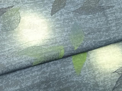 平和屋着物▽西陣 京都友禅作家集団 名門 倉染匠 一乃倉 訪問着 単衣 草花文 暈し染め 正絹 逸品 未使用 AAAZ9590fy