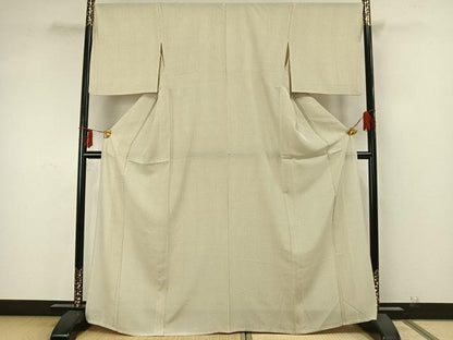 平和屋着物▽上質な小紋 単衣 角通し 正絹 逸品 AAAZ9591fy