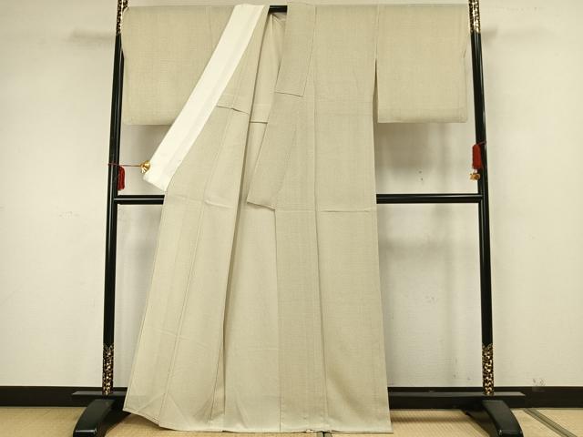 平和屋着物▽上質な小紋 単衣 角通し 正絹 逸品 AAAZ9591fy