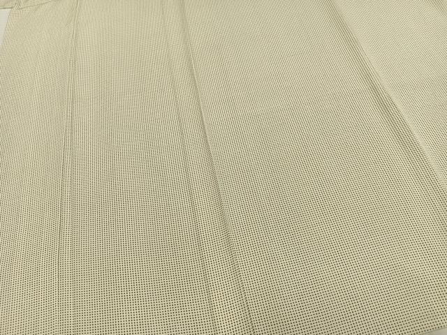 平和屋着物▽上質な小紋 単衣 角通し 正絹 逸品 AAAZ9591fy