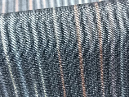 平和屋着物▽上質な紬 単衣 縞 正絹 逸品 AAAZ9606fy
