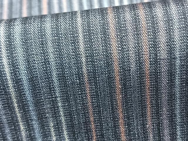 平和屋着物▽上質な紬 単衣 縞 正絹 逸品 AAAZ9606fy