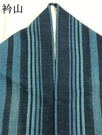 平和屋着物▽上質な紬 単衣 縞 そごう百貨店扱い 正絹 逸品 AAAZ9613fy