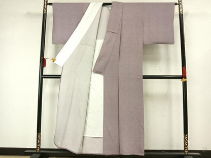 平和屋着物▽江戸小紋　単衣　鮫小紋柄　正絹　逸品　AAAZ9616fy
