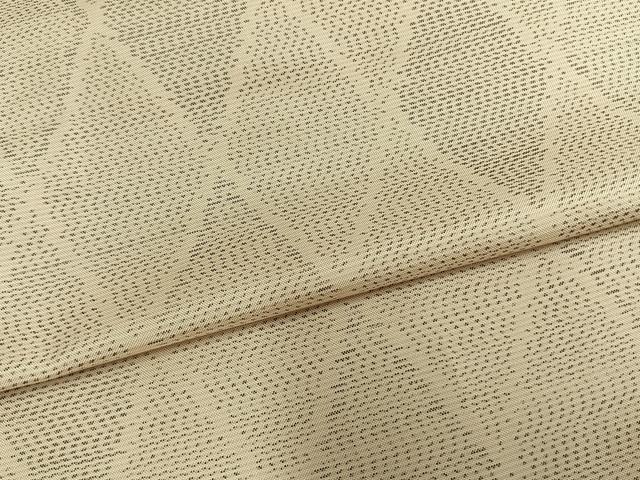 平和屋着物▽本場大島紬 単衣 幾何学文様 正絹 逸品 AAAZ9619fy
