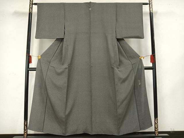 平和屋着物▽江戸小紋　彫士：双光・染士：伊智郎　単衣　鮫小紋柄　正絹　逸品　AAAZ9621fy