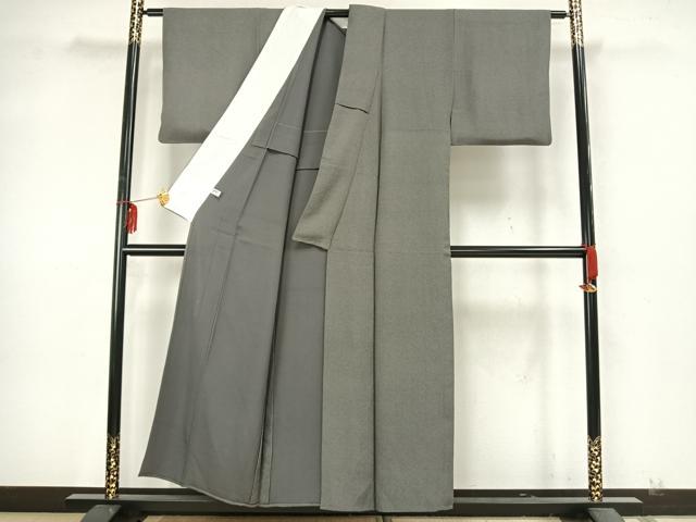 平和屋着物▽江戸小紋　彫士：双光・染士：伊智郎　単衣　鮫小紋柄　正絹　逸品　AAAZ9621fy