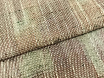 平和屋着物▽上質な紬 単衣 霞文 正絹 逸品 AAAZ9624fy