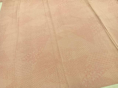 平和屋着物▽上質な小紋 単衣 切嵌文 正絹 逸品 未使用 AAAZ9629fy
