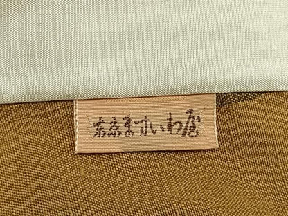 平和屋着物▽上質な紬 単衣 井桁絣 ますいわ屋扱い 正絹 逸品 AAAZ9635fy