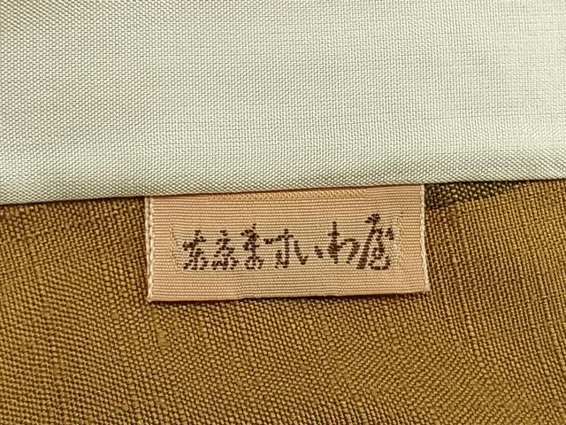 平和屋着物▽上質な紬 単衣 井桁絣 ますいわ屋扱い 正絹 逸品 AAAZ9635fy