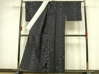 平和屋着物▽上質な紬 単衣 飛鳥文 正絹 逸品 AAAZ9638fy