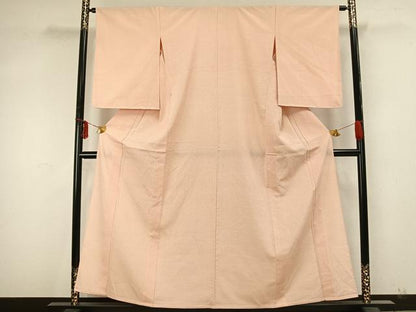 平和屋着物▽本塩沢 単衣 やまだ織 蚊絣 証紙付き 正絹 逸品 未使用 AAAZ9639fy