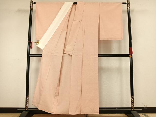 平和屋着物▽本塩沢 単衣 やまだ織 蚊絣 証紙付き 正絹 逸品 未使用 AAAZ9639fy