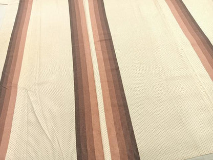 平和屋着物▽本塩沢 単衣 間道 正絹 逸品 AAAZ9641fy