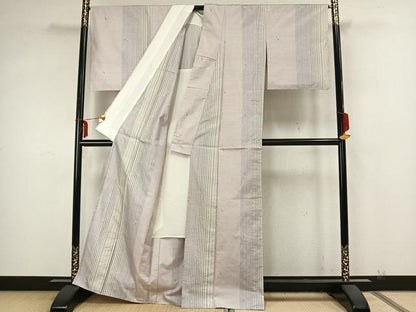 平和屋着物▽本場大島紬 単衣 南天文 正絹 逸品 AAAZ9642fy
