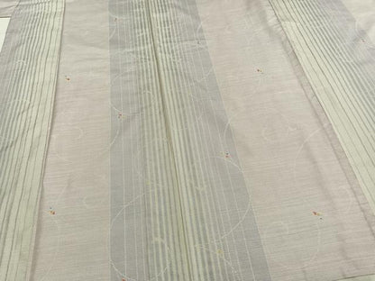 平和屋着物▽本場大島紬 単衣 南天文 正絹 逸品 AAAZ9642fy