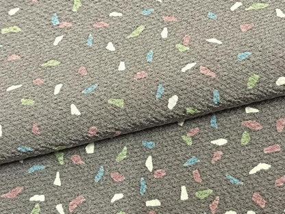 平和屋着物▽上質な小紋 単衣 散らし文 正絹 逸品 AAAZ9645fy