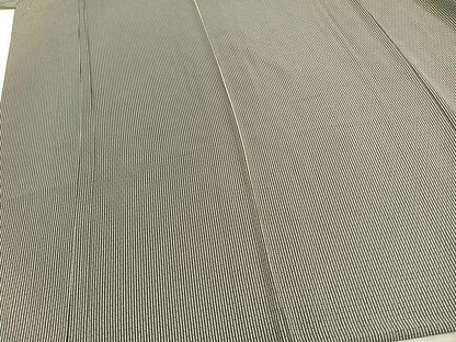 平和屋着物▽上質な小紋　単衣　竹文　正絹　逸品　AAAZ9646fy