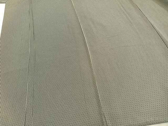 平和屋着物▽上質な小紋　単衣　竹文　正絹　逸品　AAAZ9646fy