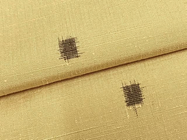平和屋着物▽上質な紬 単衣 色紙文 正絹 逸品 未使用 AAAZ9659fy