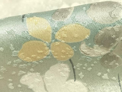 平和屋着物▽上質な小紋 単衣 舞花文 暈し染め 正絹 逸品 AAAZ9680fy