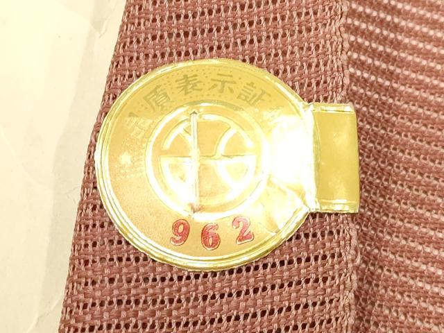 平和屋着物＊夏物 西陣 名古屋帯 反物 地紙花文 金銀糸 正絹 逸品 未使用 AAAZ9911ay