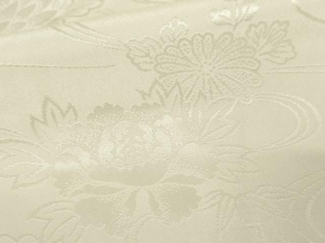 平和屋着物■長襦袢　無双仕立て　流水花文　正絹　逸品　AAAZ9928ma
