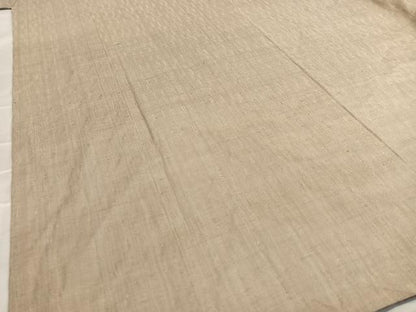 平和屋着物●上質な紬　色無地　柴染色　正絹　逸品　AABA0093zg
