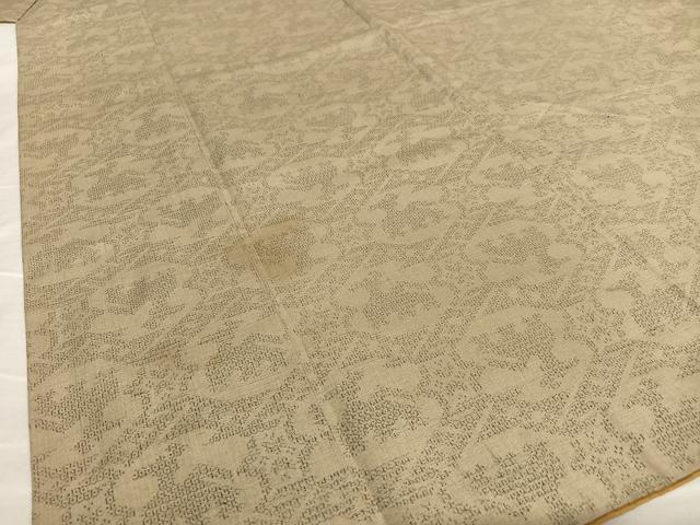 平和屋着物●結城紬　100亀甲　飛び亀甲柄　有栖川文様　正絹　逸品　AABA0099zg