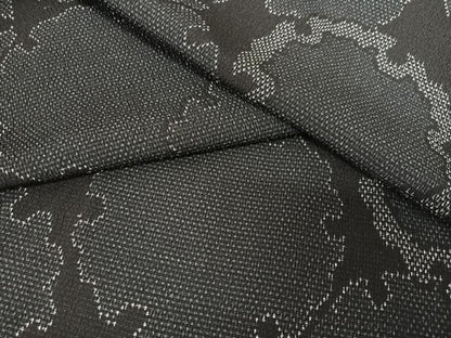 平和屋着物●白鷹お召 雪輪重ね文 正絹 逸品 AABA0117zg