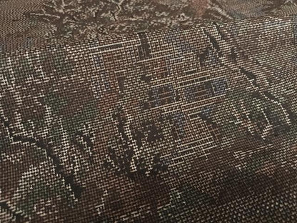 平和屋着物●上質な紬 風景文 正絹 逸品 AABA0124zg